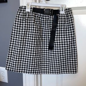 Shein size medium mini buckle skirt